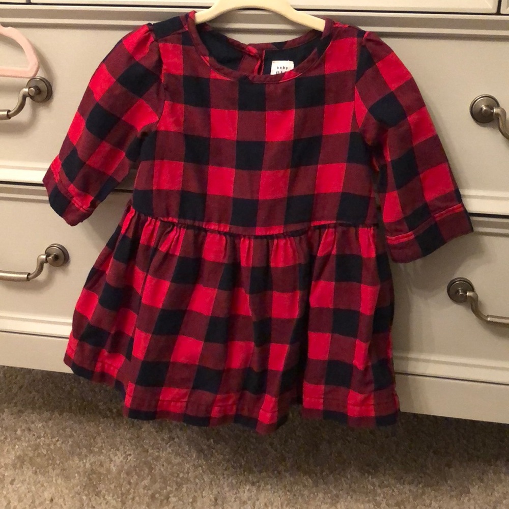 Baby gap black and red dress size 12-18